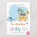 Surf Birthday Invitation, Surf Invitation<br><div class="desc">Customize this Surf Birthday Invitation with your own information.</div>