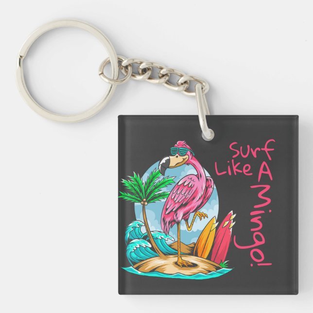 Surf Comme un Mingo ! Porte-clés (Devant)