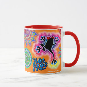 Surf de grenouille chaude, tasse à café à deux ton
