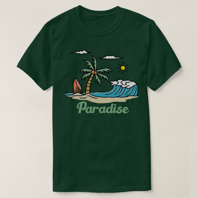 Surf d'été TShirt (Design devant)