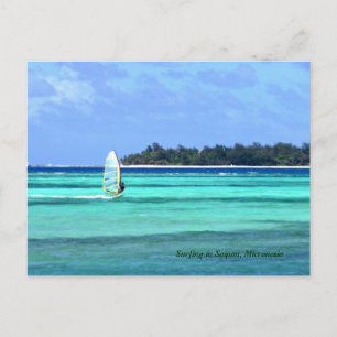 Surf en Saipan Carte Postale