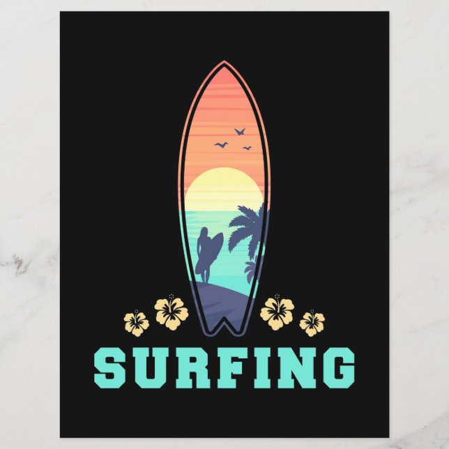 Surf Et Fleur (Devant)