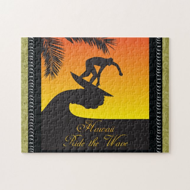 Surf : Hawaii Jigsaw Puzzle (Horizontal)