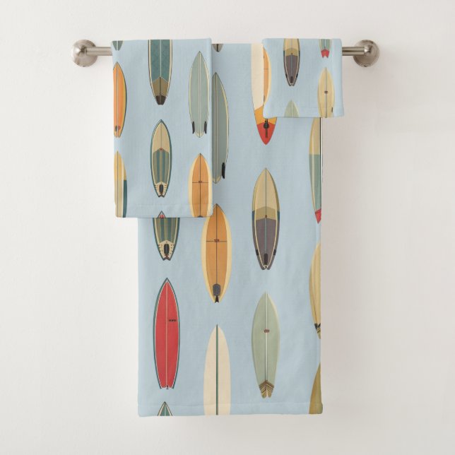 Surf Life - Impression de planche de surf rétro bl (En situation)