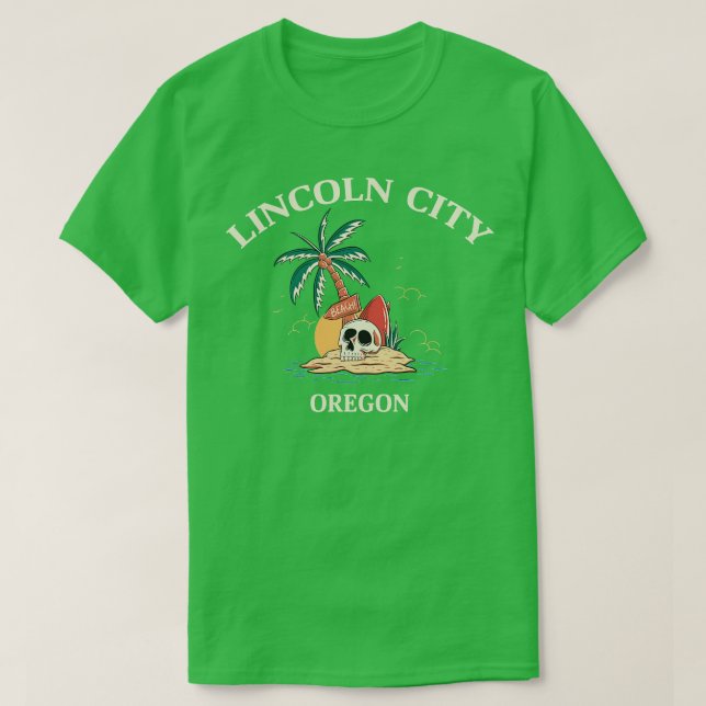 Surf Lincoln City Oregon TShirt (Design devant)