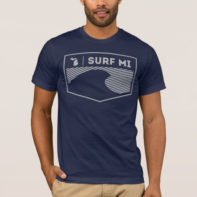 Surf MI Bella Canvas Michigan T-Shirt (Devant)