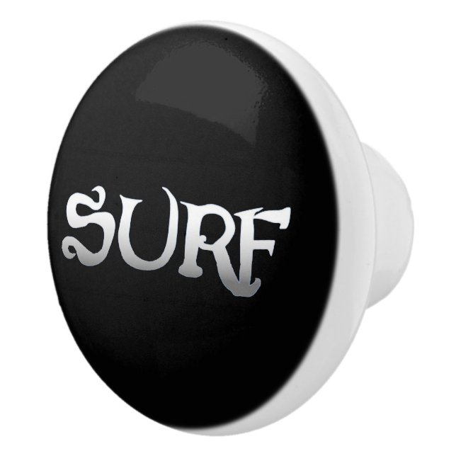 Surf noir bouton en céramique (Droite)