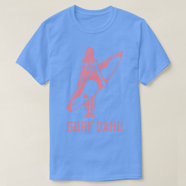 Surf Oahu Hawaii TShirt (Design devant)