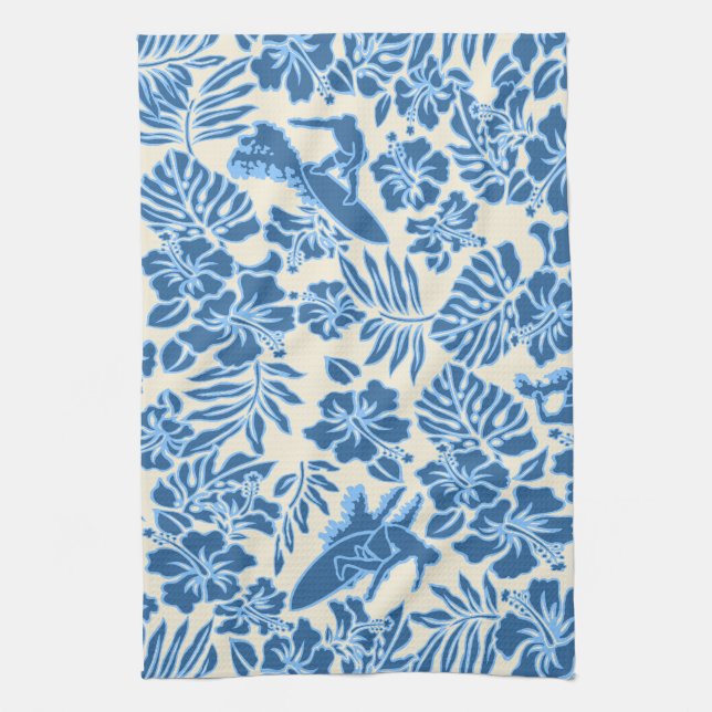 Surf Pareau Hawaiian Cuisine Serviette (Vertical)