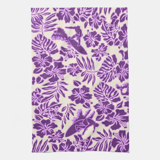 Surf Pareau Hawaiian Cuisine Serviette (Vertical)