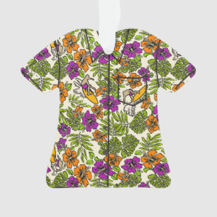Surf Pareau Hawaiian Hibiscus Aloha Shirt