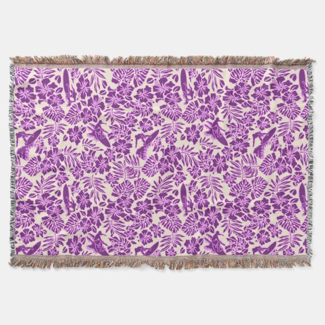 Surf Pareau Hawaiian Hibiscus Jeter des couverture (Devant)