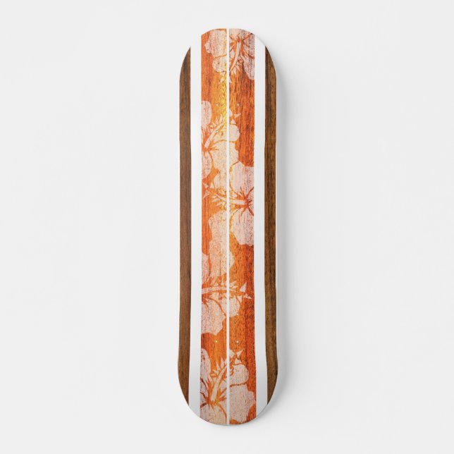 Surf Vintage Haleiwa Skateboard (Devant)