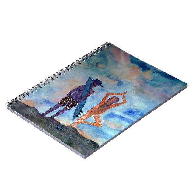 Surf Yoga Carnet photo d'été (80 pages B&W) (Côté gauche)