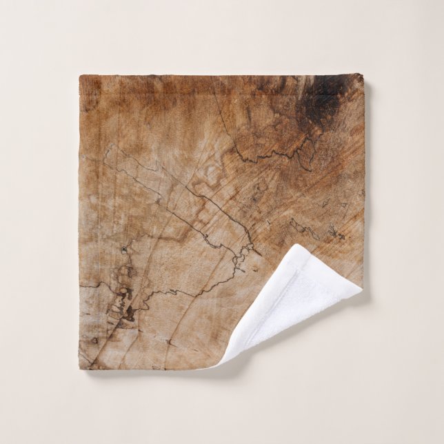 Surface en bois Brown et noir (Gant de toilette)