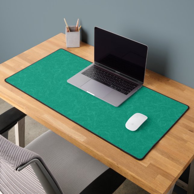 Surface texturée sarcelle avec un motif tourbillon (Bureau 2)