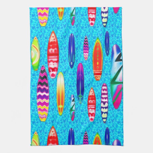 Surfboards 1 Serviettes de cuisine (Vertical)