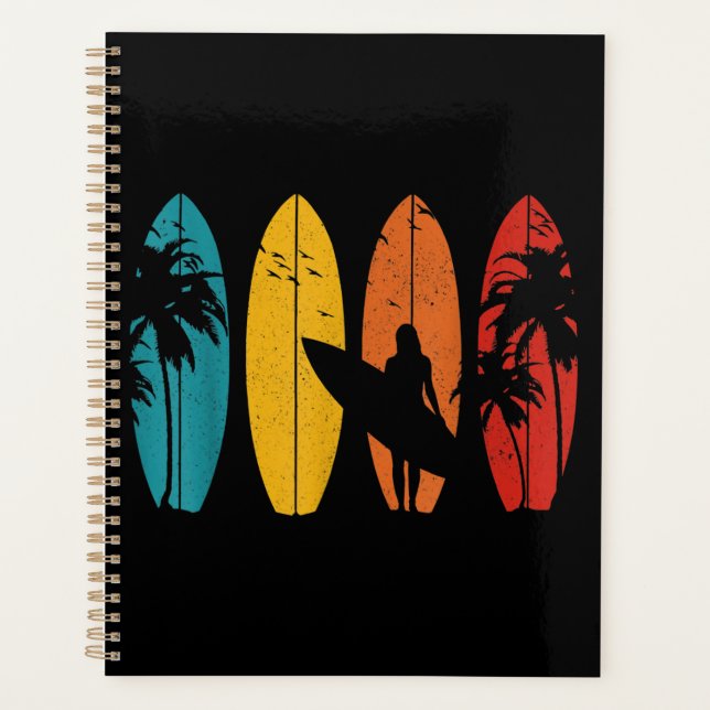 Surfer Cadeau Vintage Surf Surf Plage (Devant)