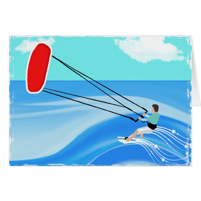 Surfer de cerf-volant (Devant horizontal)