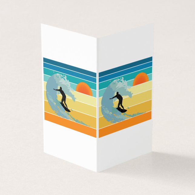 Surfer Dude Sunset Vintage (Outside)