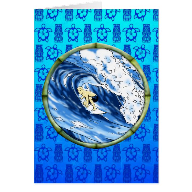 Surfer en cercle de bambou (Devant)