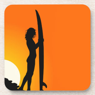 Surfer Girl Cork Dessous de verre