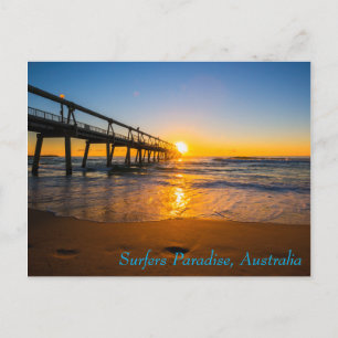 Surfers Paradise Jetty à Sunrise Carte Postale
