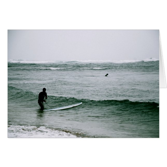 Surfers sur le rivage du nord (Devant horizontal)