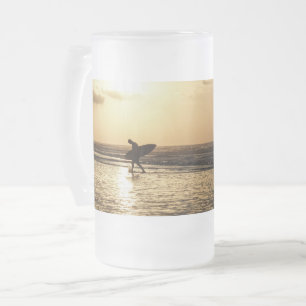 Surfeur du matin Verre congelé Beer Mug