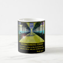 surmonter le chagrin tasse de café