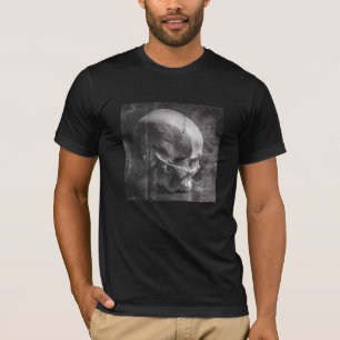 Surmordre — T-Shirt à crâne d'art gothique fin