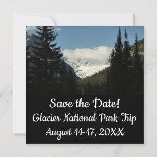Surplomb du glacier Jackson au parc national de Gl