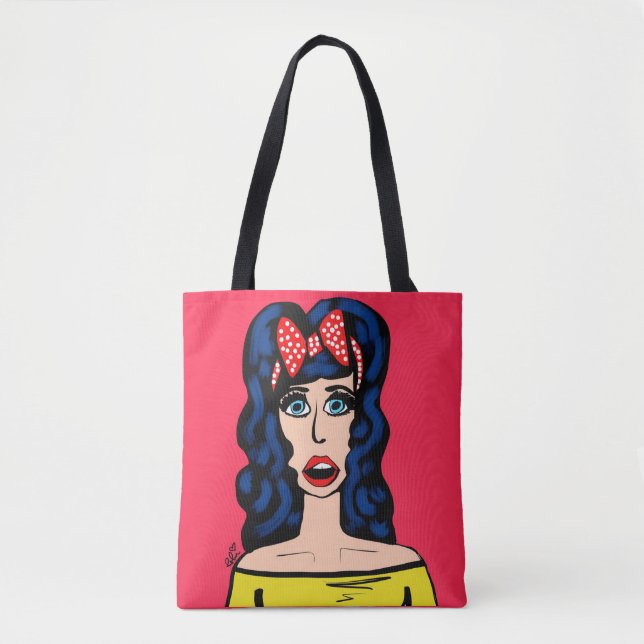 Surpris ! Sac en toile (Devant)