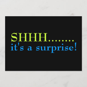 Surprise 50e anniversaire Invitation do-it-yoursel