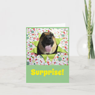 Surprise ! Carte de voeux pour l'anniversaire du b