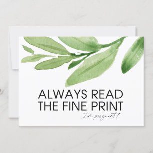 Surprise Je suis enceinte Faire-part bébé