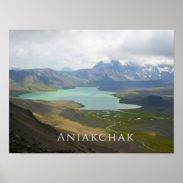Surprise Lake, NMP Aniakchak, Alaska Poster (Devant)