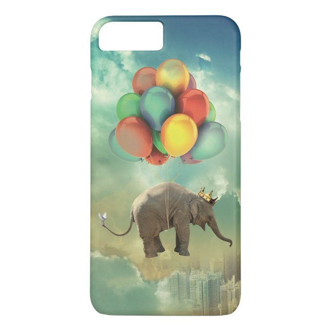 Surreal Balloon Elephant iPhone 7 Plus Coque (Dos)