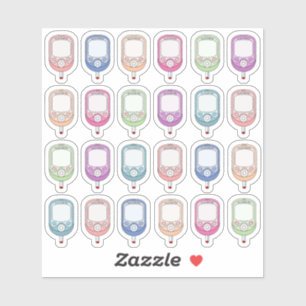 Surveillance du compteur de glycémie du Étiquette 