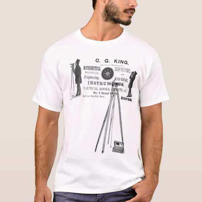 SURVEILLANCE TERRESTRE 1856 Boston Ad T-Shirt (Devant)