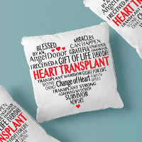Survivant de greffe cardiaque Comfy Coussin
