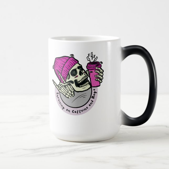 Surviving on Caffeine and Rage Mug (Droite)