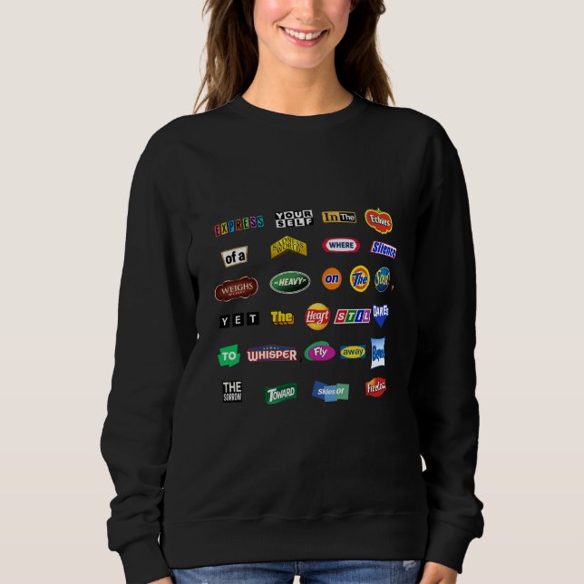 Survolez la tristesse - Sweatshirt basique pour fe (Devant)