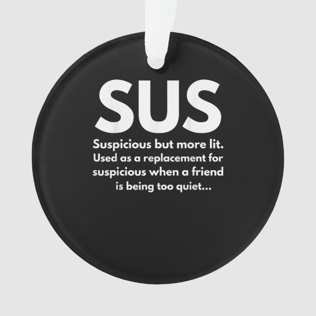 Sus Définition Ami Suspicieux Sus Agissant (devant)