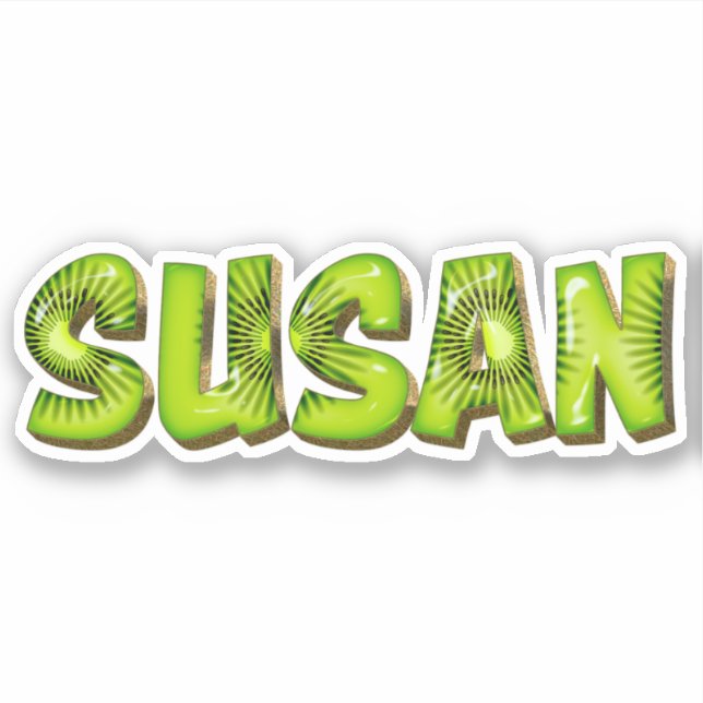 Susan Kiwi Design Autocollant (Devant)