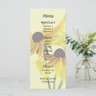 Susans à l'oeil noir avec pétales bouclés Menu Mar