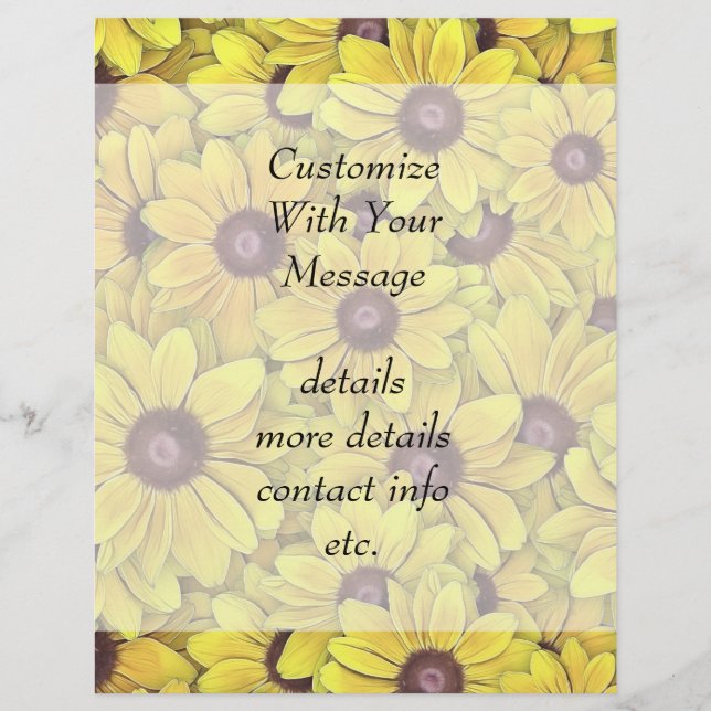 Susans à oeil noir partout (Devant)