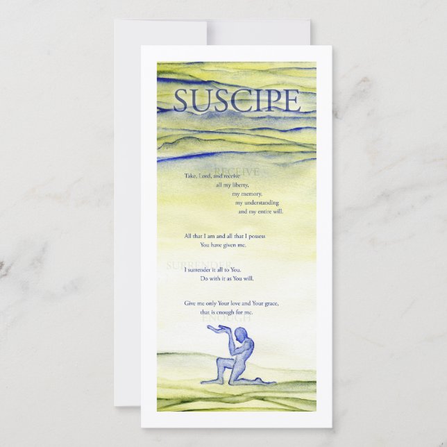 Suscipe (prière de saint Ignace) (Devant)