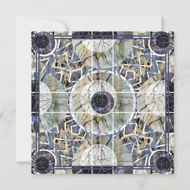 Susea Blu Studios Lightning Carte Mandela (Devant)