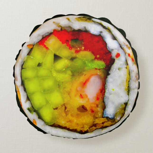 Sushi de coussin japonais Zabuton de 16 po (Devant)